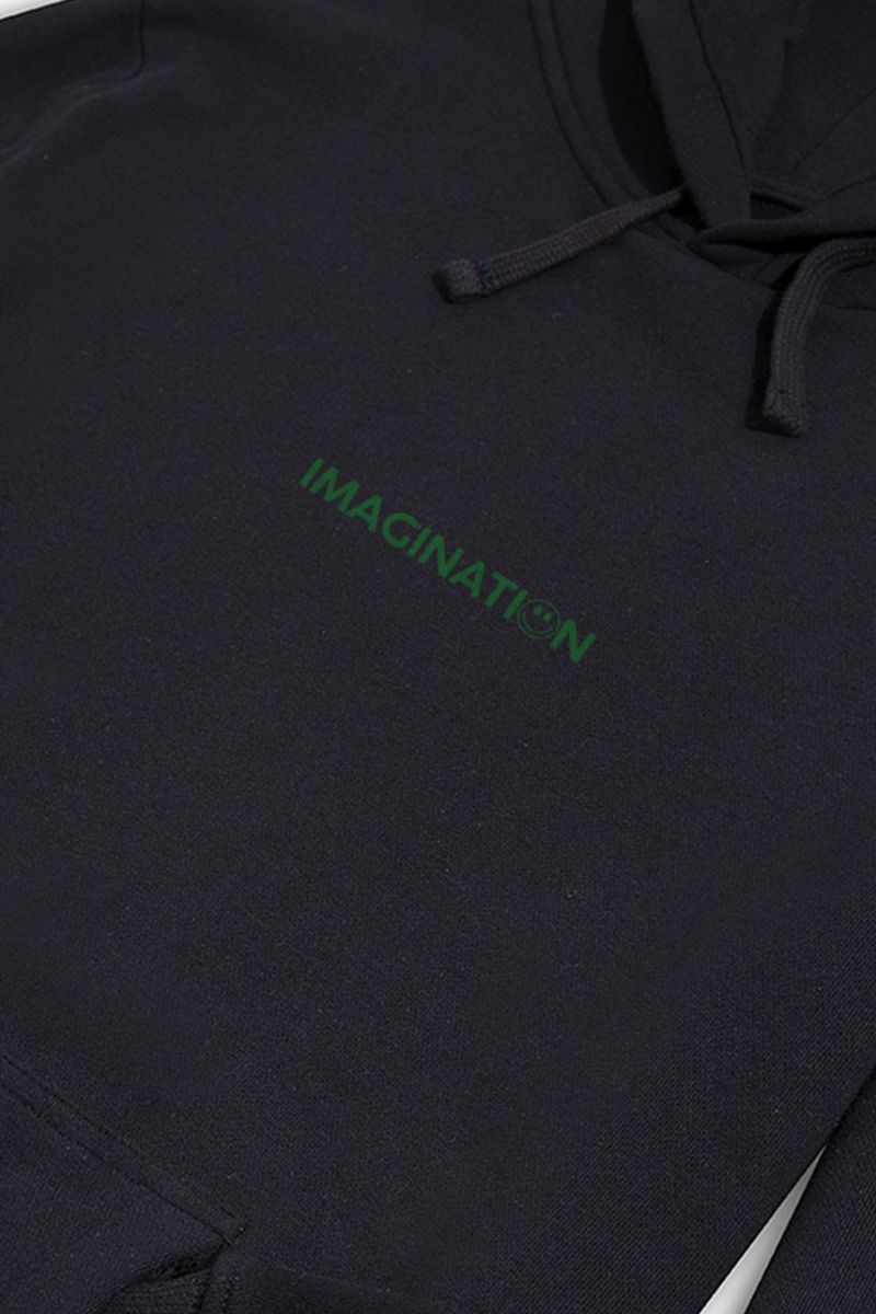 Black Premium Cotton imagination Design Pullover Hoodie