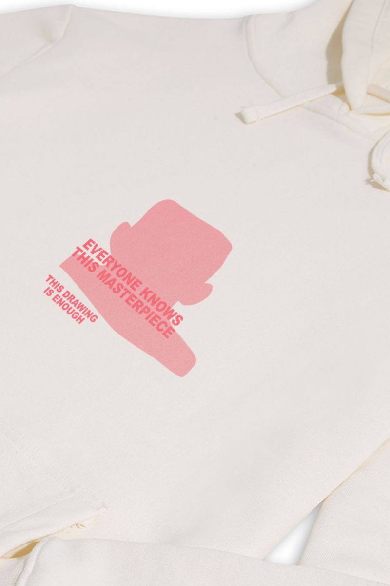 Ecru Premium Cotton everyone knows this masterpiece. This drawing is enough Design Pullover Hoodie
