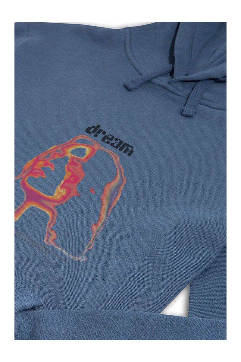 Navy Premium Cotton Dream, a series of thoughts, images, and sensations, occuring in a person's mind during sleep. Design Pullover Hoodie