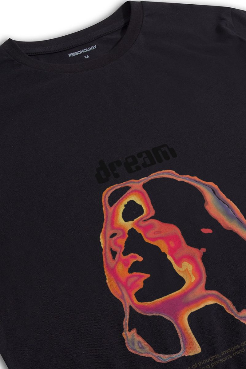 Black Soft Fabric Dream, a series of thoughts, images, and sensations, occuring in a person's mind during sleep. Design Short Sleeve Tee