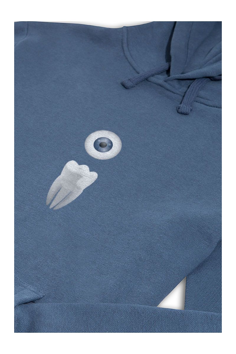 Navy Premium Cotton Extraction Design Pullover Hoodie