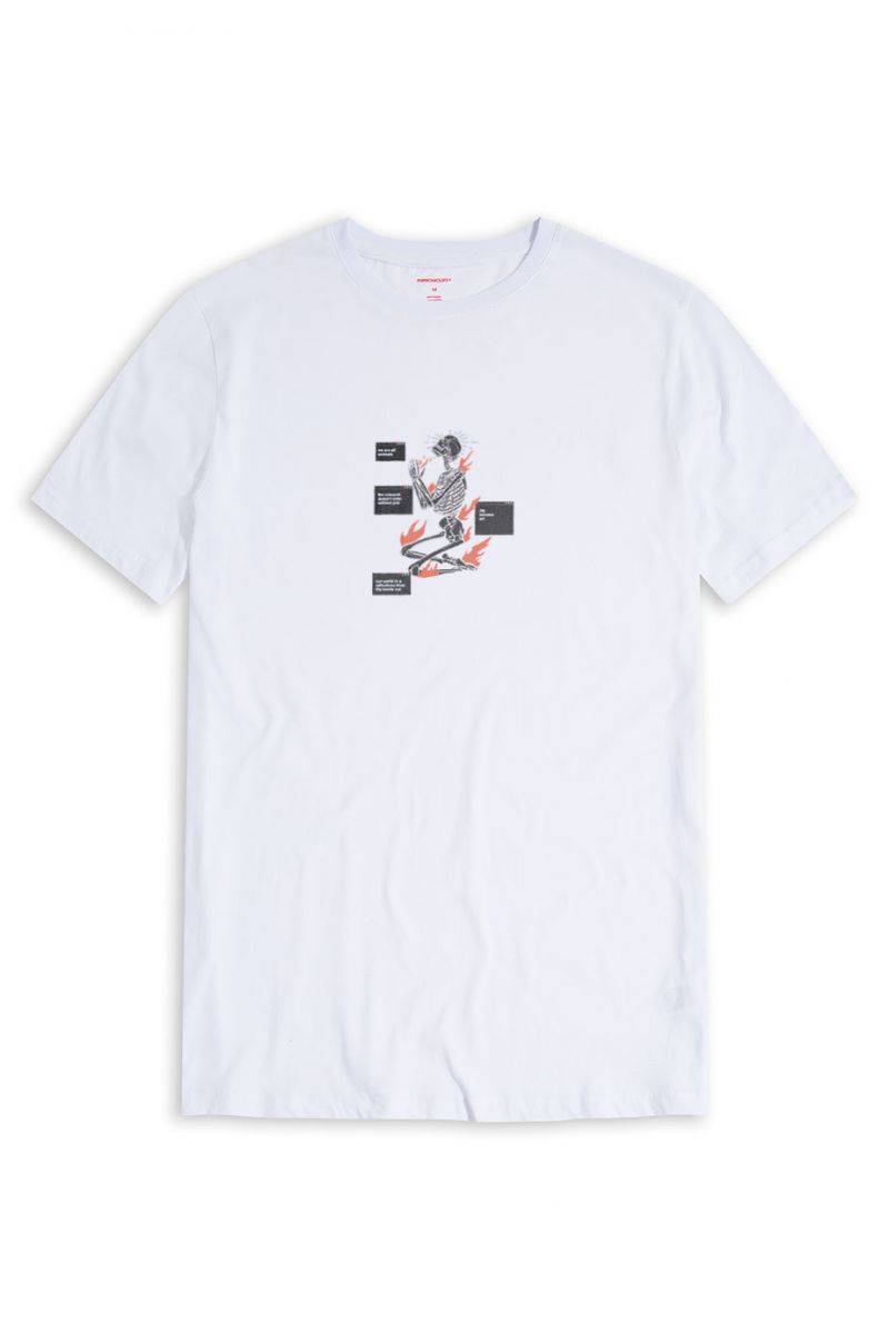 White Soft Fabric Awaits Design Short Sleeve Tee