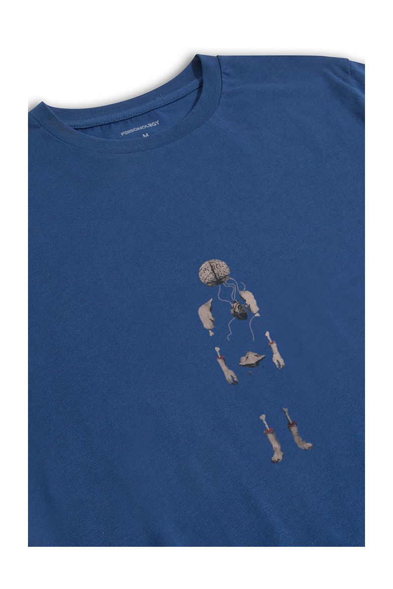 Navy Soft Fabric Kern Design Short Sleeve Tee
