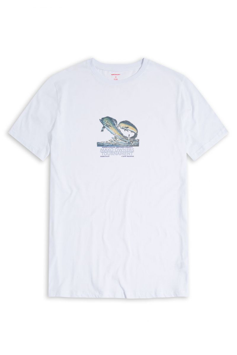 White Soft Fabric Design Short Sleeve Tee