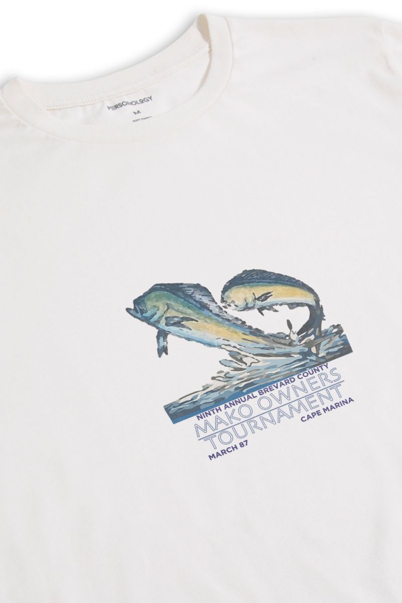 Off White Soft Fabric  Design Short Sleeve Tee
