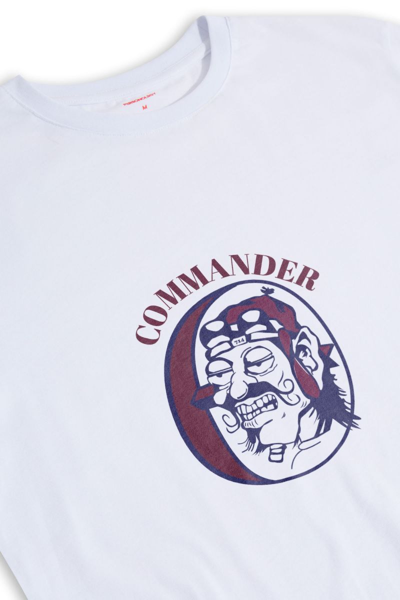 White Soft Fabric  Design Short Sleeve Tee