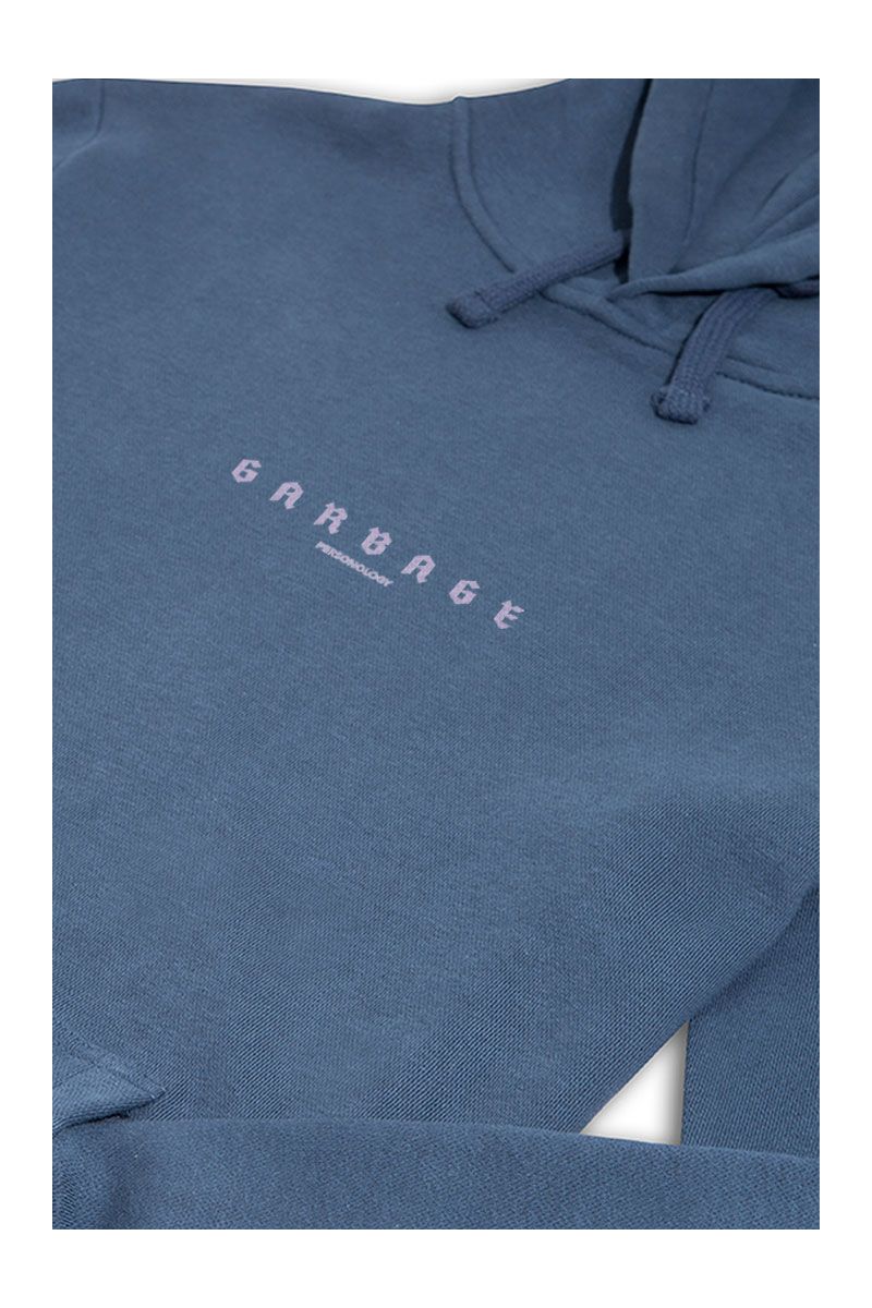 Navy Premium Cotton Garbage Design Pullover Hoodie