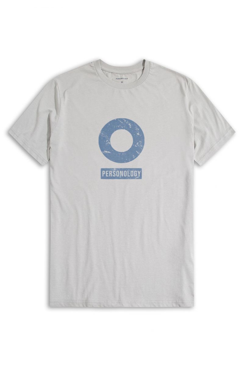 Grey Soft Fabric Basic Design Short Sleeve Tee
