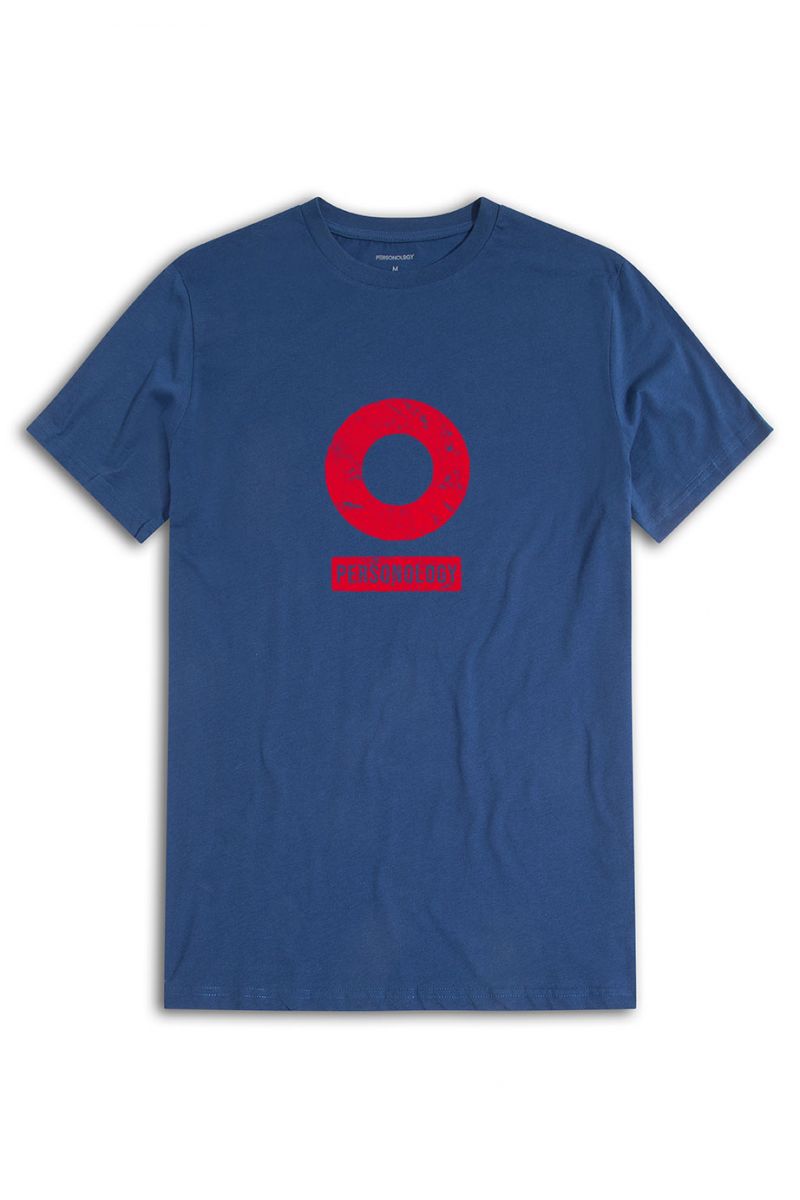 Navy Soft Fabric Basic Design Short Sleeve Tee