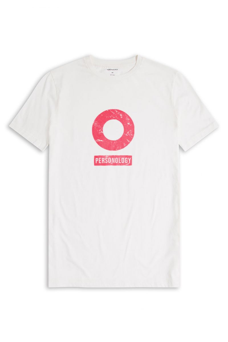 Off White Soft Fabric Basic Design Short Sleeve Tee