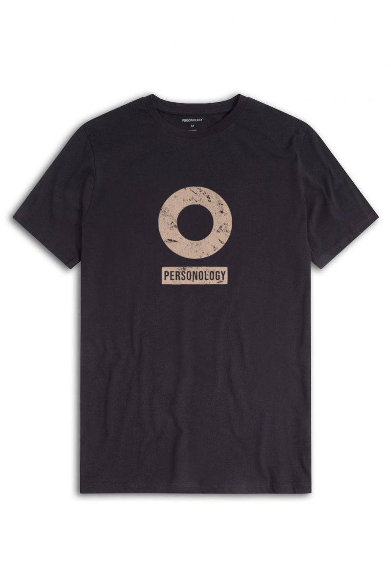 Black Soft Fabric Basic Design Short Sleeve Tee