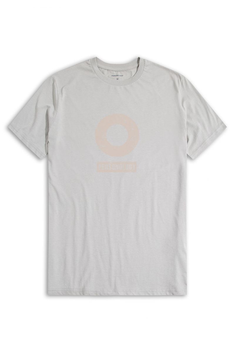 Grey Soft Fabric Basic Design Short Sleeve Tee