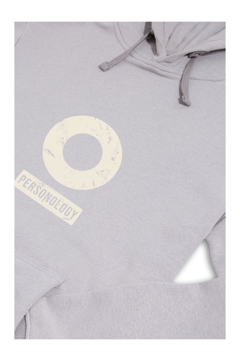 Grey Premium Cotton Basic Design Pullover Hoodie