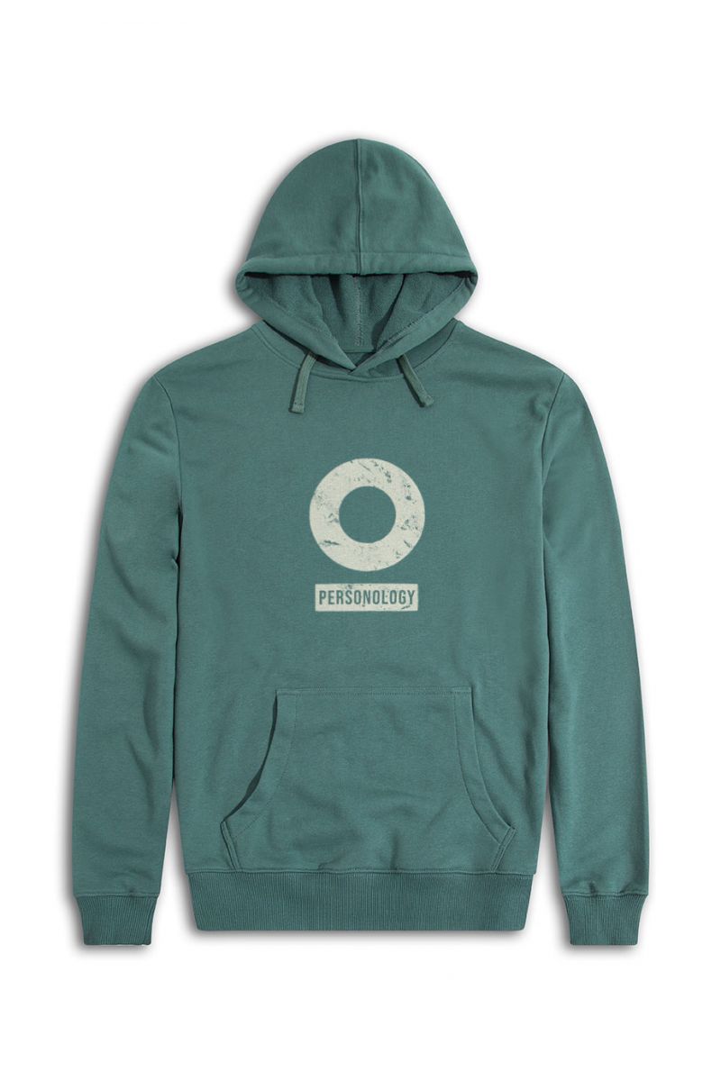 Green Premium Cotton Basic Design Pullover Hoodie