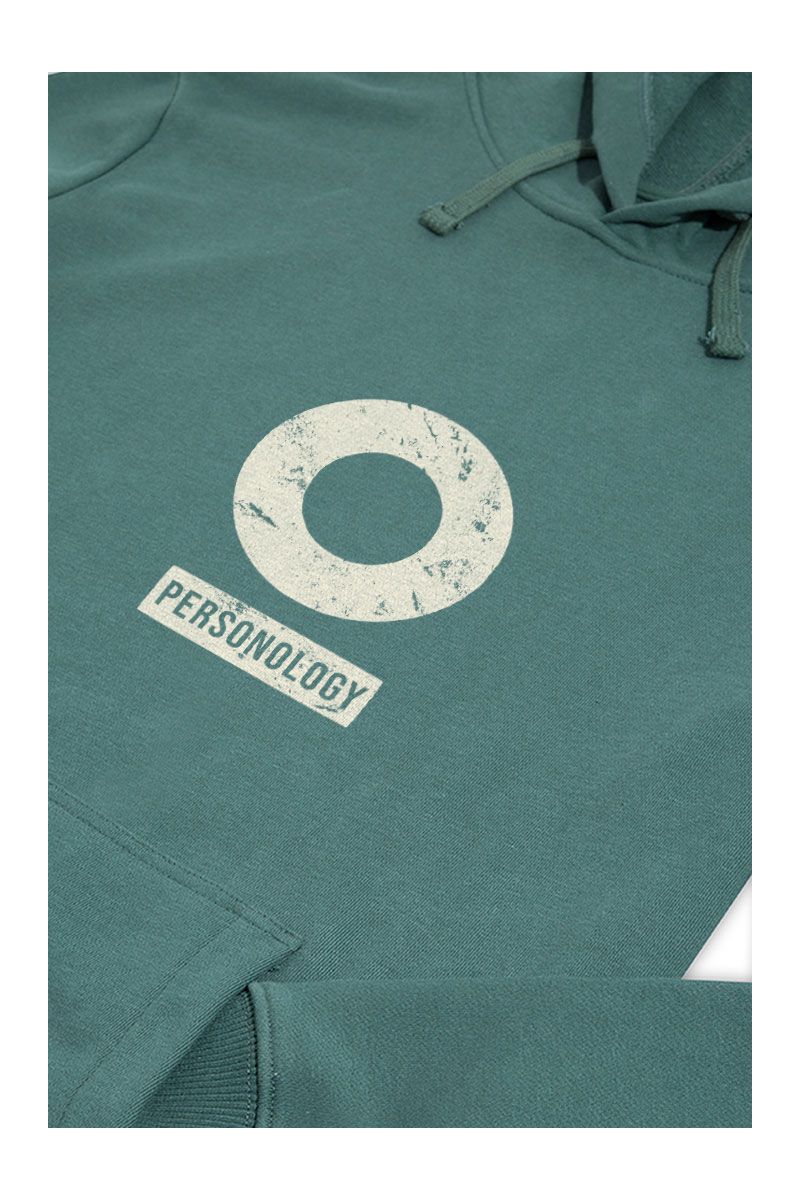 Green Premium Cotton Basic Design Pullover Hoodie