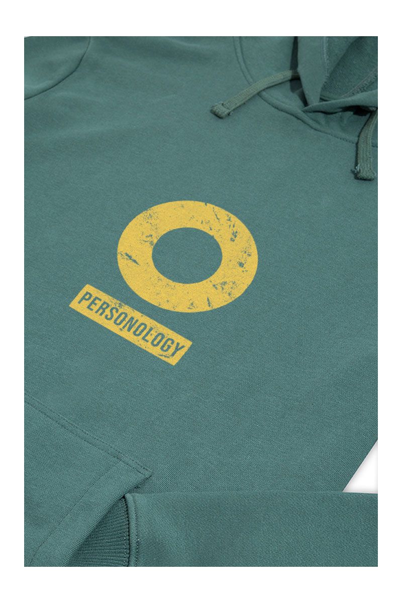 Green Premium Cotton Basic Design Pullover Hoodie