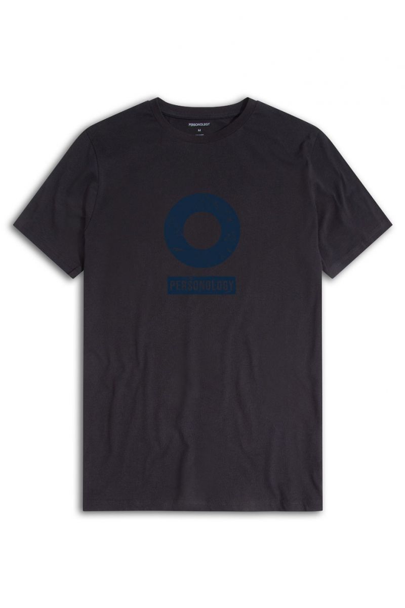 Black Soft Fabric Basic Design Short Sleeve Tee