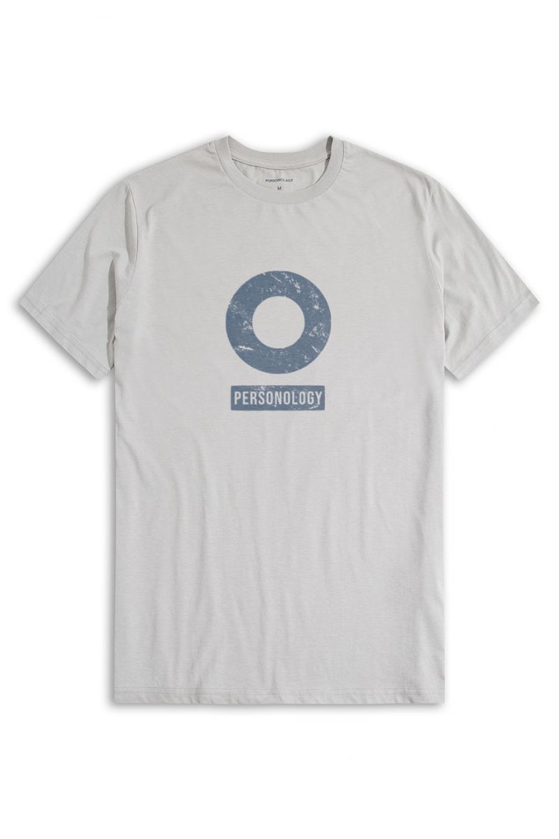 Grey Soft Fabric Basic Design Short Sleeve Tee