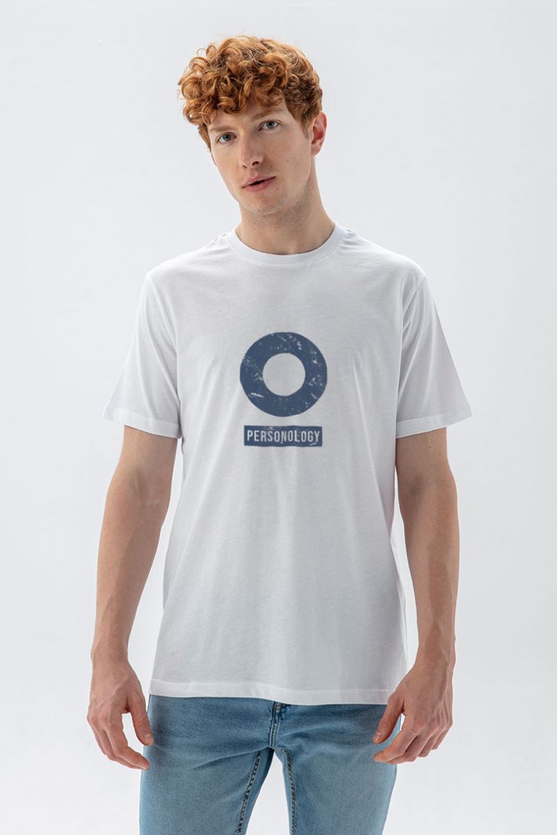 White Soft Fabric Basic Design Short Sleeve Tee