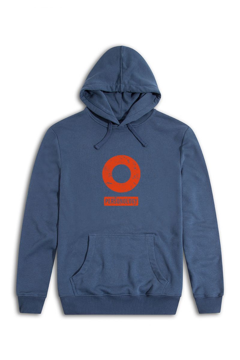 Navy Premium Cotton Basic Design Pullover Hoodie