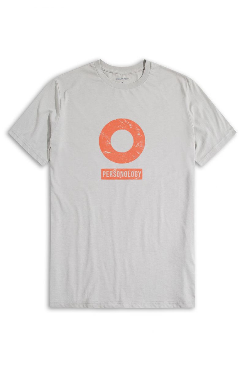 Grey Soft Fabric Basic Design Short Sleeve Tee