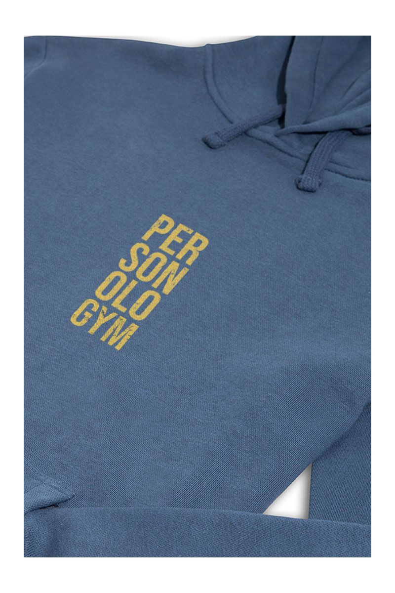 Navy Premium Cotton Personologym Design Pullover Hoodie